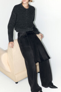 джемпер женский Кардиган-бомбер вязаный на молнии Befree