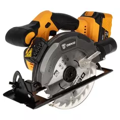 Пила циркулярная аккумуляторная Deko DKCS20V 084-1039, 20 В Li-Ion 4 Ач ДЕКО