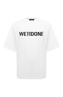 Хлопковая футболка We11done