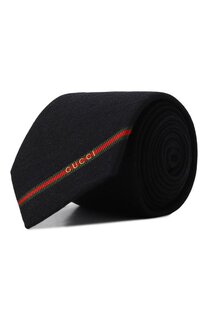 Галстук из вискозы и шелка Gucci