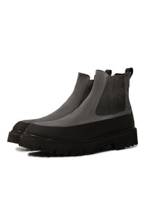 Замшевые челси Kiton