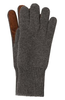 Комбинированные перчатки Brunello Cucinelli