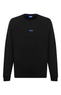 Хлопковый свитшот HUGO Blue
