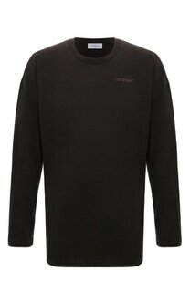 Хлопковый лонгслив Off-White