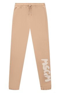 Хлопковые джоггеры MSGM kids