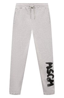 Хлопковые джоггеры MSGM kids
