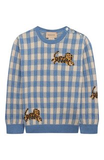 Хлопковый пуловер Gucci