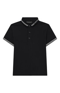 Хлопковое поло Emporio Armani