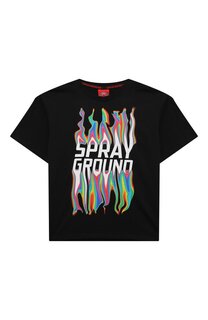 Хлопковая футболка Sprayground