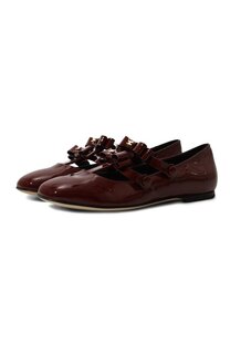 Кожаные балетки Elisabetta Franchi La Mia Bambina