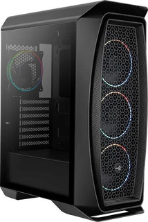 Корпус ATX AeroCool Aero One Eclipse-G-BK-v1 4710562752342 черный, без БП, с окном, 2*USB 3.0, audio