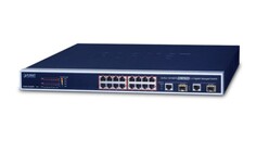 Коммутатор PoE Planet FGSW-1816HPS управляемый, 16x10/100TX 802.3at High Power POE + 2xGE TP/SFP Combo (220W)