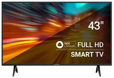 Телевизор SUNWIND SUN-LED43XS301 43" Яндекс.ТВ черный FULL HD 60Hz DVB-T DVB-T2 DVB-C DVB-S DVB-S2 USB WiFi Smart TV
