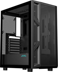 Корпус ATX GMNG GG-CC102 черный, без БП, панель из закаленного стекла, 2*USB 2.0, USB 3.0, audio