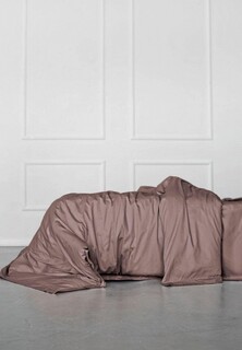 Пододеяльник 1,5-спальный Bellehome Shiny Mokko 150х210, тенсель-премиум