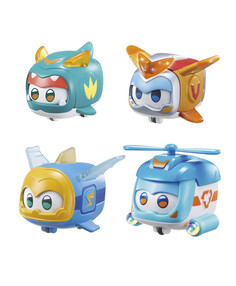 Супер Крылья Набор мини питомцев Шайн, Голден бой, Джеров, Тино Super Wings