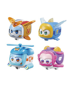 Супер Крылья Набор мини питомцев Шайн, Голден бой, Джеров, Диззи Super Wings