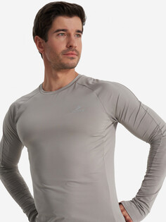 Лонгслив мужской Demix AeroMove Running, Серый