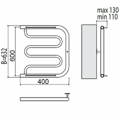 Водяной полотенцесушитель Terminus
