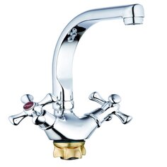 Смеситель для кухни, G.lauf, с кран-буксой, хром, QTZ4-D827 Glauf