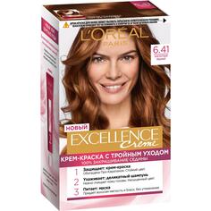 Краска для волос LOreal Excellence 6.41 элегантный медный LorÉal Paris