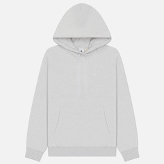 Мужская толстовка Nike Solo Swoosh Fleece Hoodie, цвет серый