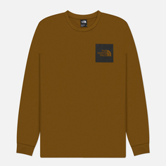 Мужской лонгслив The North Face Fine, цвет оливковый