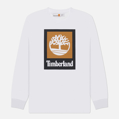 Мужской лонгслив Timberland Stack Logo Colored, цвет белый