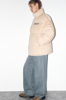 куртка женская Куртка oversize стеганая с вельветовой фактурой Befree