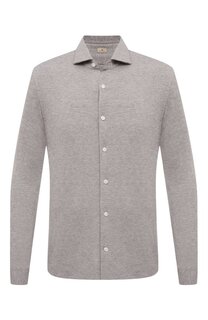 Рубашка из хлопка и кашемира Sonrisa