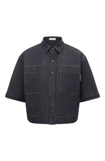 Джинсовая рубашка Brunello Cucinelli