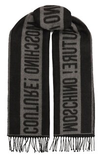 Шарф из шерсти и вискозы Moschino