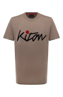 Хлопковая футболка Kiton