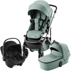 Коляски 3 в 1 Коляска Britax Roemer 3в1 коляска Smile 5Z + BS CORE Space Black