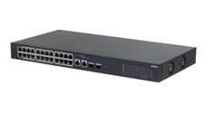 Коммутатор управляемый Dahua DH-CS4226-24ET-240 24x100Мбит/с 2x1Гбит/с 2xКомбо(1000BASE-T/SFP)