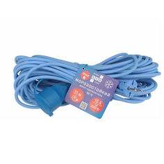 Удлинитель PowerCube PC-1F-R-20(IP) морозостойкий в бухте 10А/2,2 кВт, 1р б/з, 20м, IP54 2*1,0 мм2