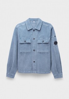 Рубашка C.P. Company corduroy buttoned utility overshirt flint stone
