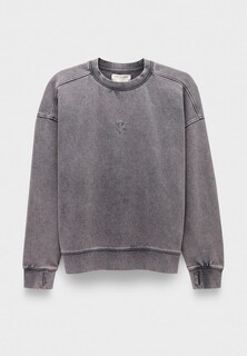 Свитшот One Teaspoon charcoal bower bird retro sweater charcoal