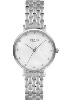 fashion наручные женские часы Obaku V248LXCWSC. Коллекция Link