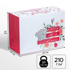 Пакет-коробка, 20x28x13 см Дарите Счастье