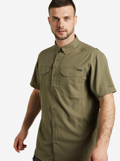 Рубашка с коротким рукавом мужская Columbia Silver Ridge Lite Short Sleeve Shirt, Зеленый
