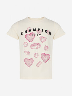 Футболка для девочек Champion, Белый