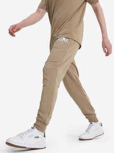 Брюки флисовые мужские PUMA, Бежевый