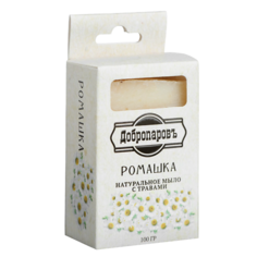 Мыло твердое ДОБРОПАРОВЪ Мыло банное "Ромашка" 100.0
