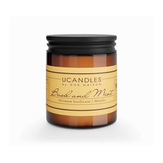 UCANDLES Свеча Basil and Mint Botanique VASO 200.0