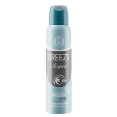 Дезодорант-спрей BREEZE Дезодорант для тела в аэрозольной упаковке Aqua 150.0