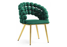 Стул Ball green/gold Bravo