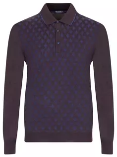 Поло из шерсти и шелка Bertolo Luxury Menswear
