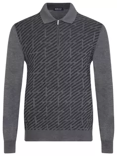 Поло из шерсти и шелка Bertolo Luxury Menswear
