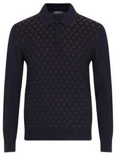 Поло из шерсти и шелка Bertolo Luxury Menswear